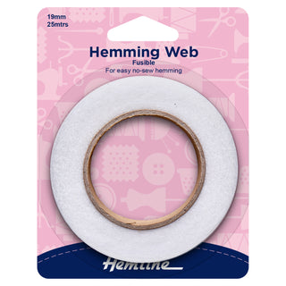 Hemline Fusible Hemming Web 25m x 19mm