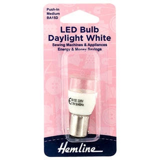 Hemline LED Bayonet Sewing Machine Bulb 220V
