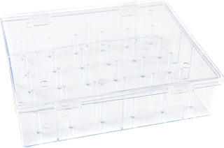 The Quilted Bear 30 Spool Sewing Thread Storage Box