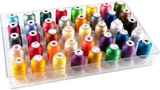 The Quilted Bear 40 Spool Sewing Thread Storage Box