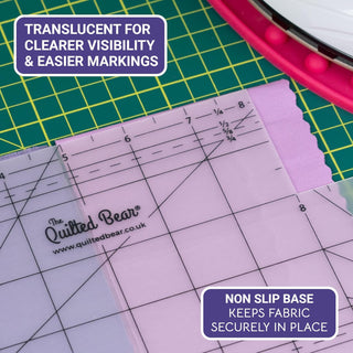 The Quilted Bear Hot Ironing Ruler (4" x 14")