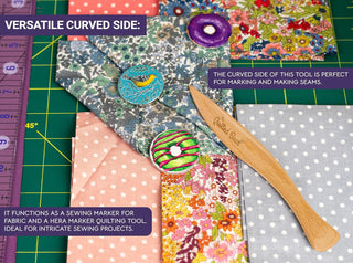 The Quilted Bear Wooden Point Turner