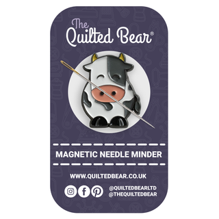 The Quilted Bear Magnetic Needle Minder (Cow)