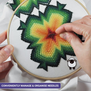 The Quilted Bear Magnetic Needle Minder (Sheep)