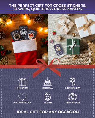 The Quilted Bear Magnetic Needle Minder (Donut)