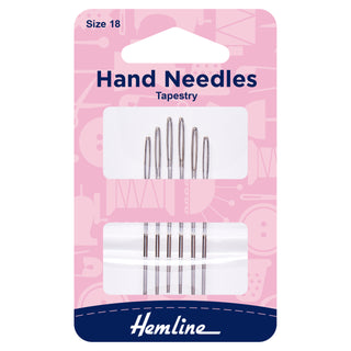 Hemline Tapestry Hand Sewing Needles Size 18