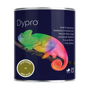 Dypro Multi Purpose Hand & Machine Fabric Dye 500g Tin Colour - Full Range of Colours Available!