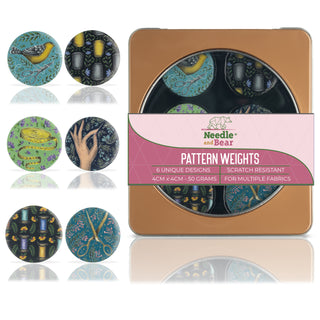 Needle and Bear Pattern weights for Dressmaking and Sewing (Catherine Rowe - Sewing Design)
