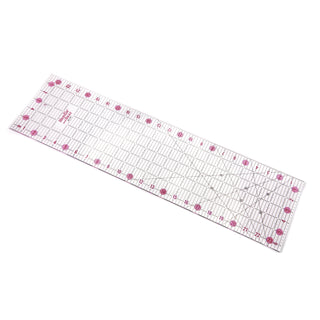Needle and Bear 6.5" x 24" Non-Slip Acrylic Quilting Ruler