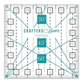 Crafters Dream Non-Slip Centimetre Quilting Rulers - Full range of sizes available!