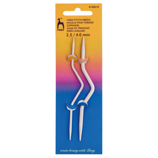 Pony Cable Stitch Needle Bent 2.00mm - 5.00mm