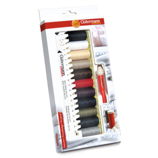 Gutermann Assorted Sew-All Sewing Thread with Ruler and Mini Seam Fix