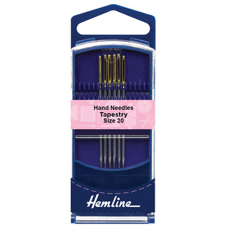 Hemline Gold Eye Premium Tapestry Needles Size 20