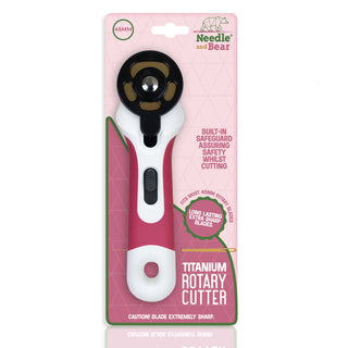 Needle and Bear Ergonomic Softgrip Rotary Cutter (45mm)