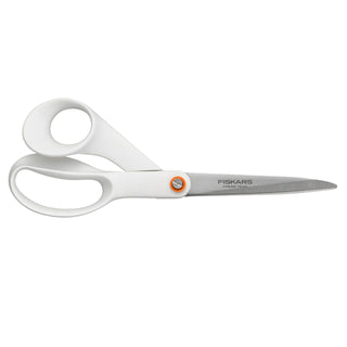 Fiskars 21cm / 8.25" Functional Form white General Purpose Scissors