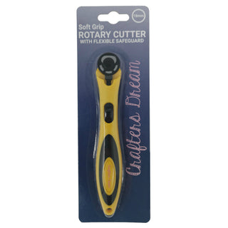 Crafters Dream Softgrip Rotary Cutter 18mm Yellow