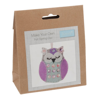 Trimits Spring Owl Felt Decoration Kit