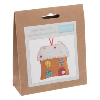 Trimits Gingerbread House Christmas Felt Decoration Kit