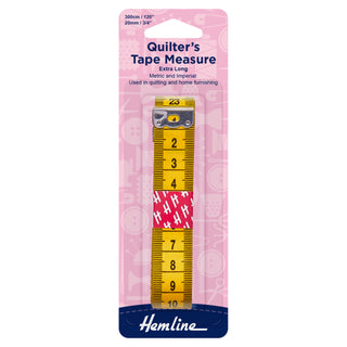 Hemline Extra Long Quilters Tape Measure 300cm