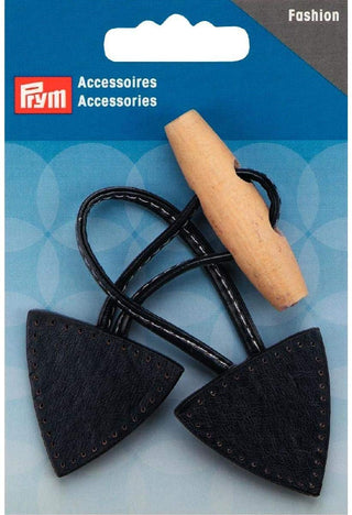 Prym Dark Blue Wooden Toggle Fastener 15 x 5cm - 1 Piece