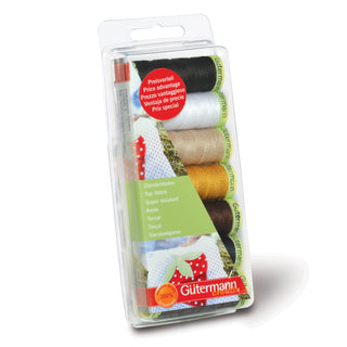 Gutermann Top Stitch Assorted Thread Set 7 x 30m