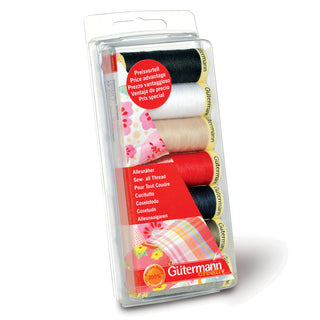 Gutermann Assorted Sew-All Thread 7 x 100m Assorted