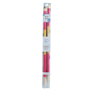 Pony Flair Single Ended Hand Coloured Knitting Pins 35cm - Full range of sizes available!