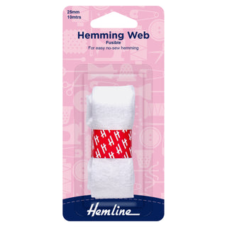 Hemline Fusible Hemming Web 10m x 25mm