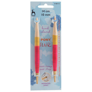Pony Flair Interchangeable Circular Knitting Pins 14cm - Full range of sizes available!