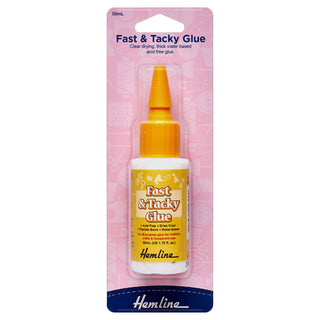Hemline Fast and Tacky Glue Adhesive 50ml