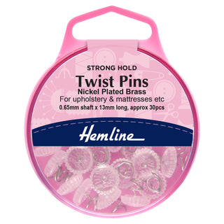 Hemline Twist Pins for Upholstery and Mattresses