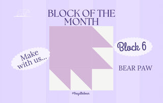 Sampler Quilt - Block 6 Bear Paw