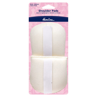 Hemline Small White Shirt/Blouse Shoulder Pads