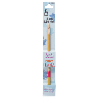 Pony Hand Painted Flair Crochet Hook - Full range of sizes available!