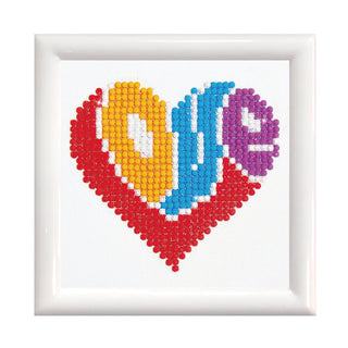 Diamond Dotz Love with Frame Diamond Painting Kit