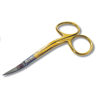 Madeira Double Curved Gold Plated Embroidery Scissors