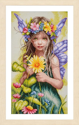 Lanarte Counted Cross Stitch Kit: Flora's Little Guardian