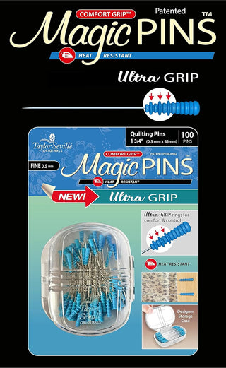 Taylor Seville Magic Pin Ultra Grip Quilting Fine