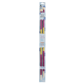 Pony Flair Single Ended Hand Coloured Knitting Pins 35cm - Full range of sizes available!