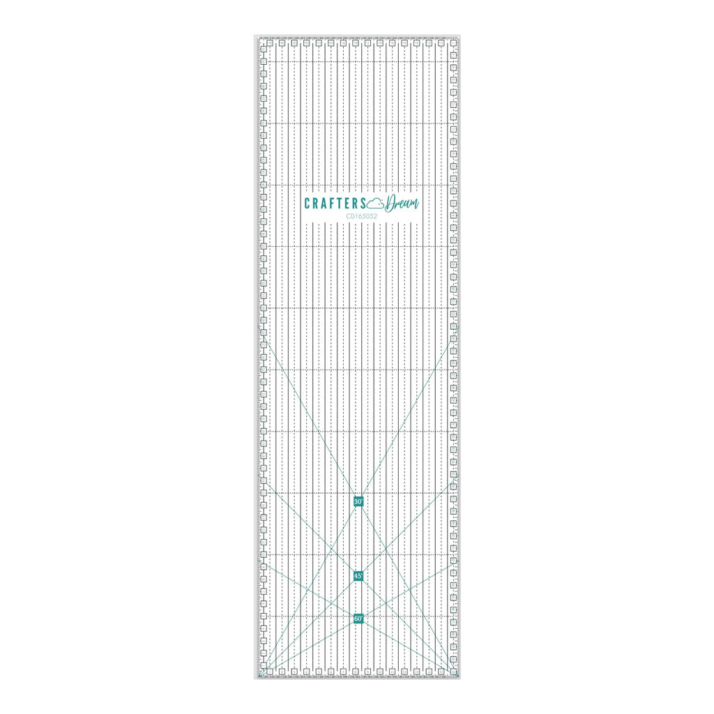 Dream Ruler Crafters Dream Non-Slip Centimetre Quilting Ruler - 16.5cm x 52cm – The ...