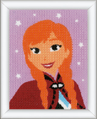 Vervaco Disney Frozen 'Anna Night-time' Long Stitch Kit