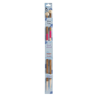 Pony Flair Single Ended Hand Coloured Knitting Pins 30cm - Full range of sizes available!