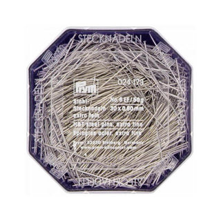 Prym Silver Colour Straight Pins 30mm