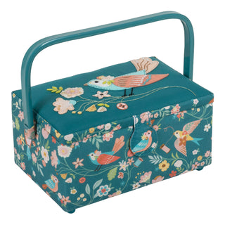 Hobby Gift Sewing Box (M): Appliqué: Bird Aviary