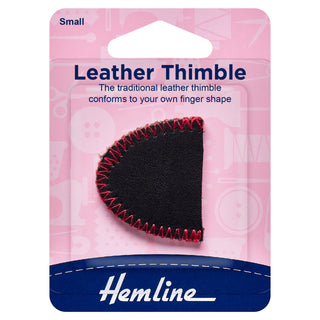 Hemline Small Traditional Leather Thimble
