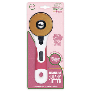 Needle and Bear Ergonomic Softgrip Rotary Cutter (60mm)