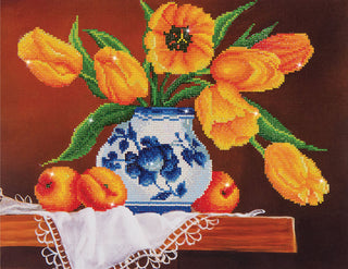 Diamond Dotz Complete Diamond Facet Art Kit Yellow Tulips