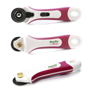 Needle and Bear Ergonomic Softgrip Rotary Cutter (28mm)
