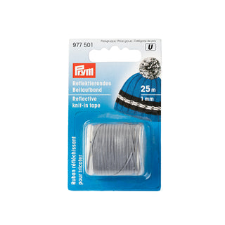 Prym Reflective Knit-In Tape 1mm