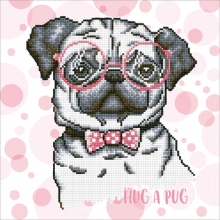 Diamond Dotz Complete Diamond Facet Art Kit Hug A Pug
